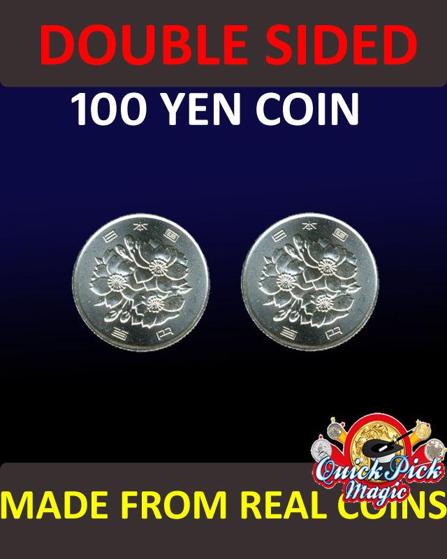 Double Sided Coin Japanese 100 yen