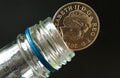 Coin in the Bottle 10 pence Folding Coin 10p Magic Trick  Close up Magic - Made with Real 10p Coin
