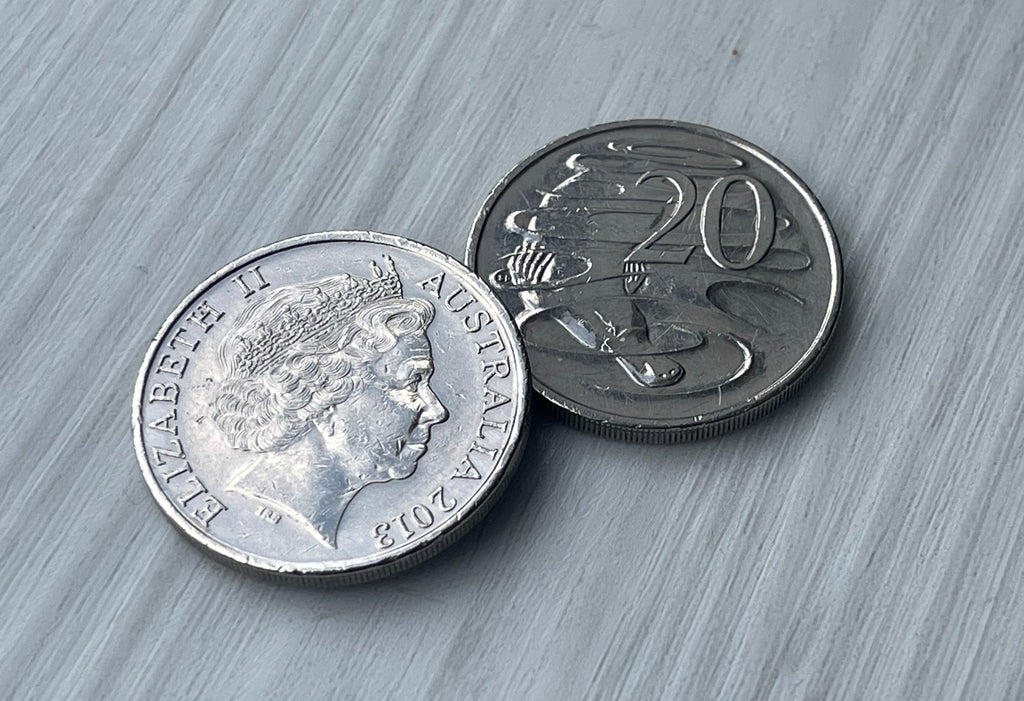 Double Sided Coin - Australian 20 Cent - 20c Heads on both sides - 20c Tails on both sides