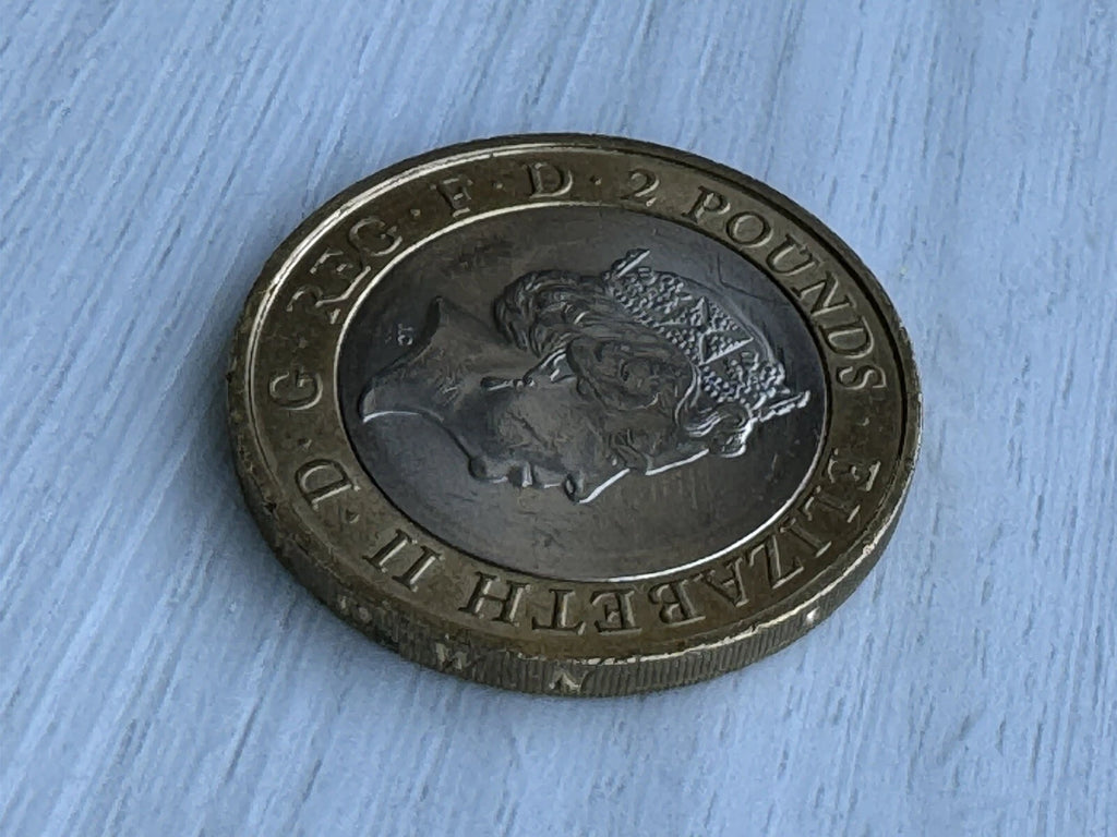 Double Sided Coin Two Pound £2 Heads or Tails  Made From Real Circulated Coins