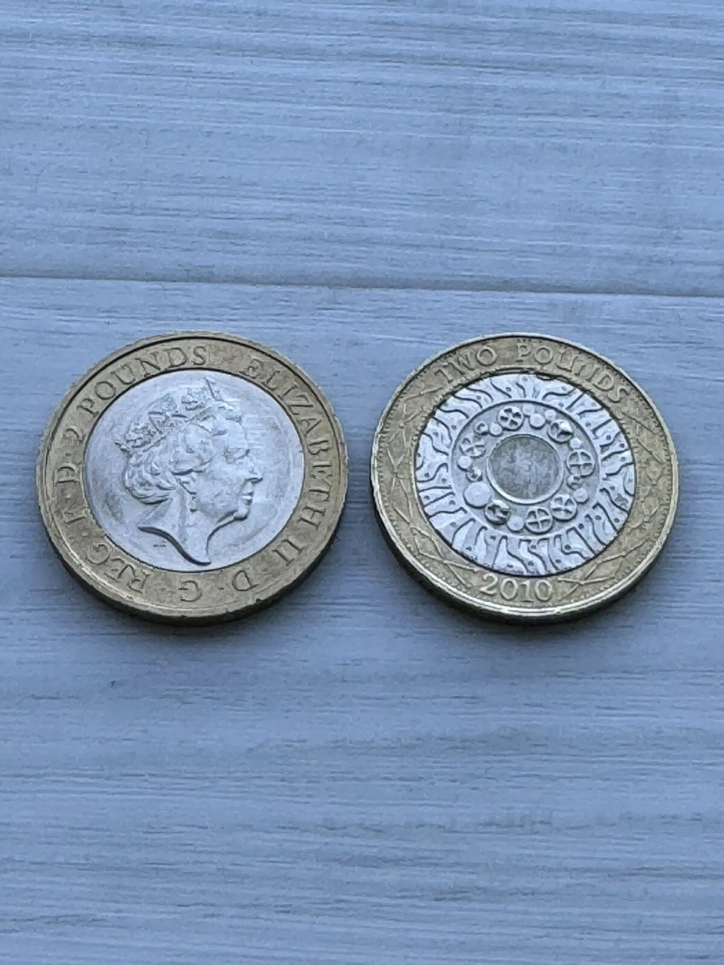 Double Sided Coin Two Pound £2 Heads or Tails  Made From Real Circulated Coins