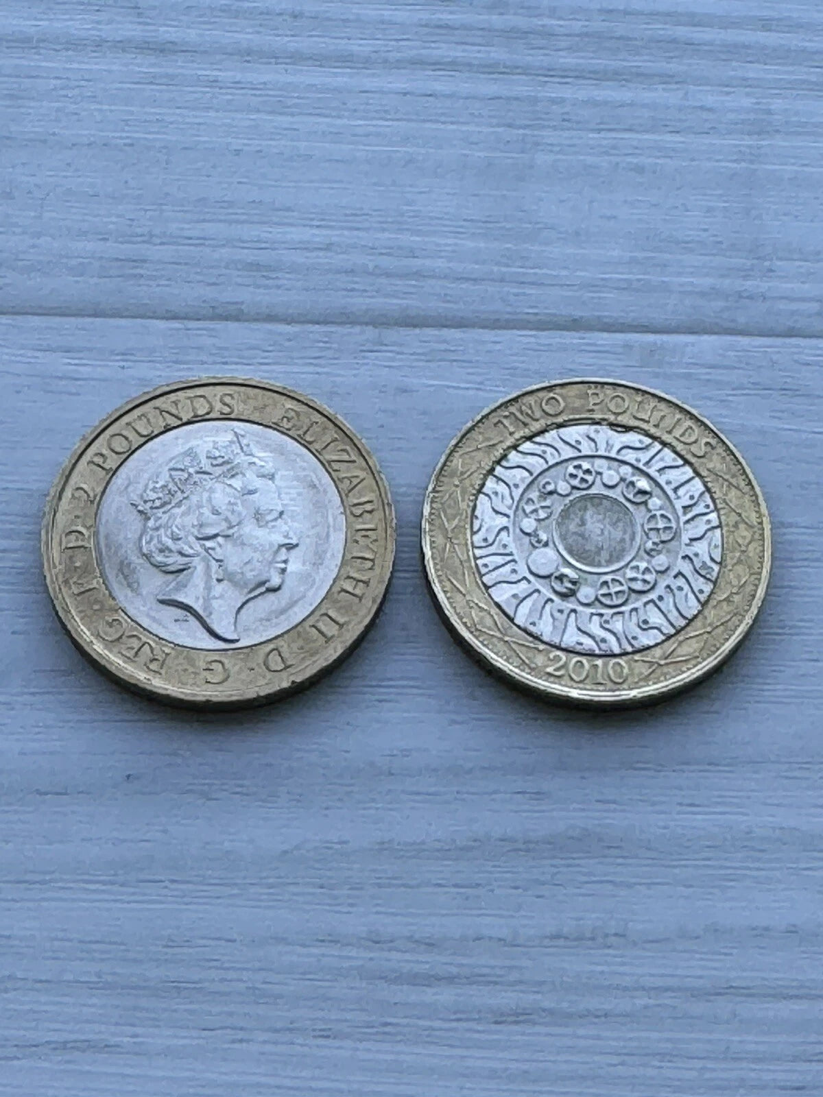 Double Sided Coin Two Pound £2 Heads or Tails  Made From Real Circulated Coins