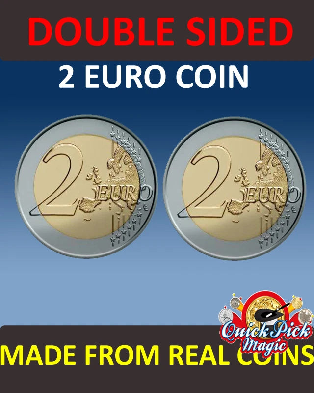 Double Sided 2 Euro Coin - Same Sided Coin