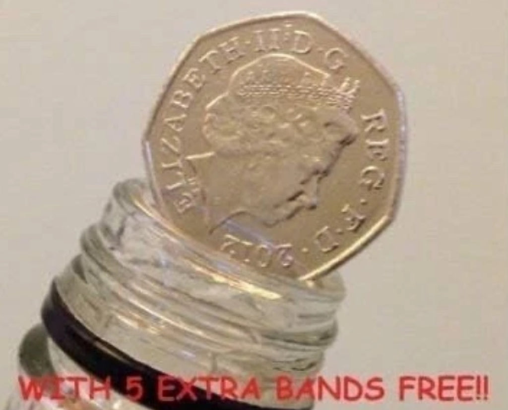 Coin in the Bottle 50 pence Folding Coin 50p Magic Trick  Close up Magic - Made with Real 50p Coin