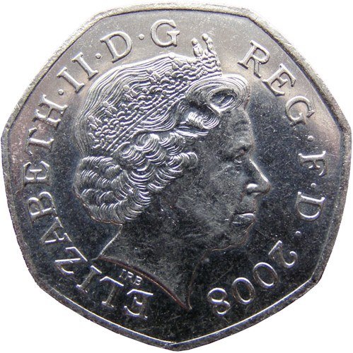 Pair of Real Double Sided 50 Pence Coin 1 Two Headed and 1 Two Tailed 50p Coin