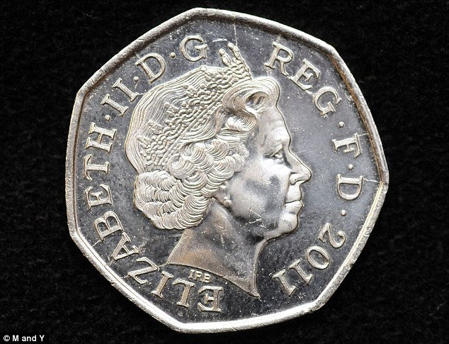 Pair of Real Double Sided 50 Pence Coin 1 Two Headed and 1 Two Tailed 50p Coin