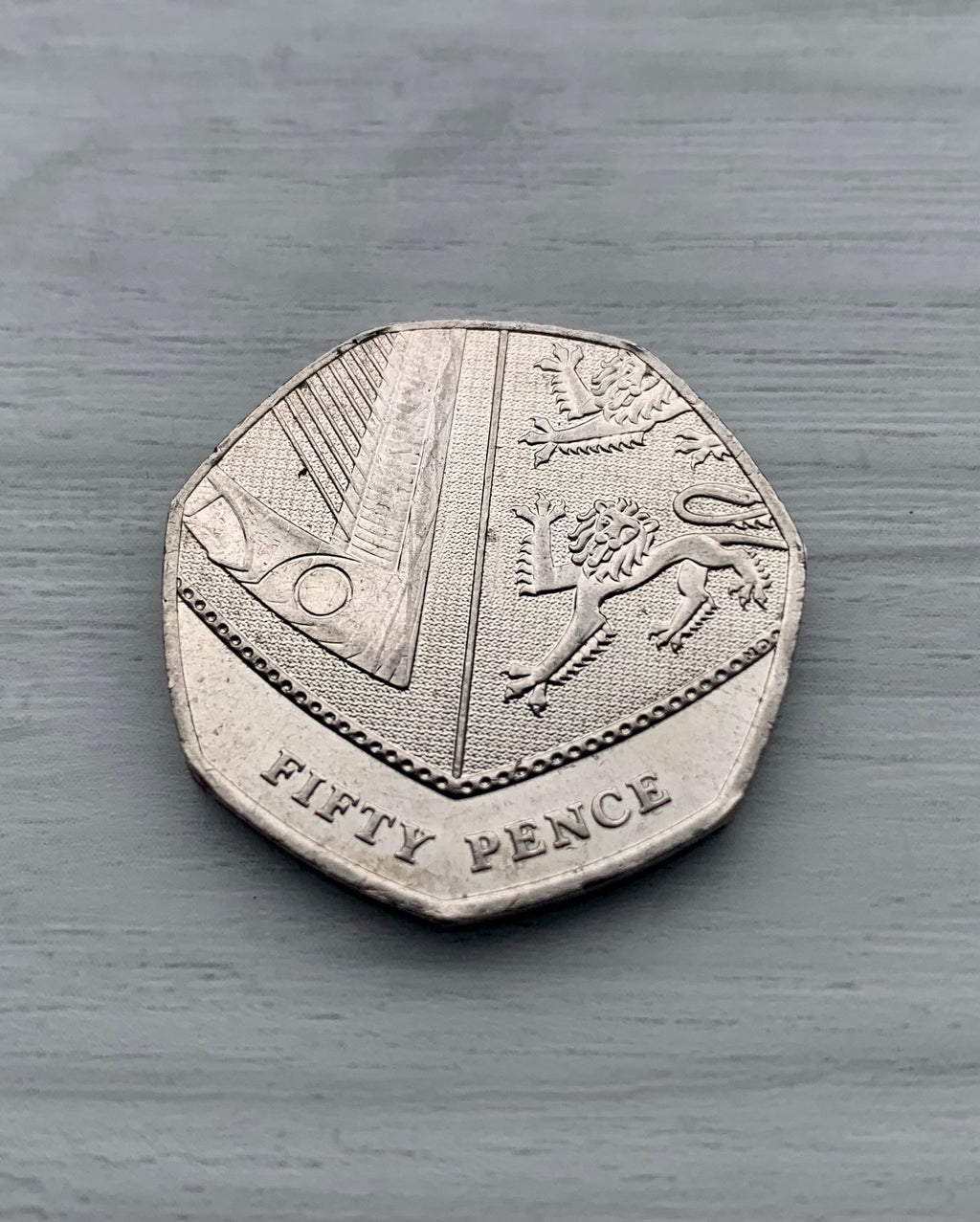 Pair of Real Double Sided 50 Pence Coin 1 Two Headed and 1 Two Tailed 50p Coin