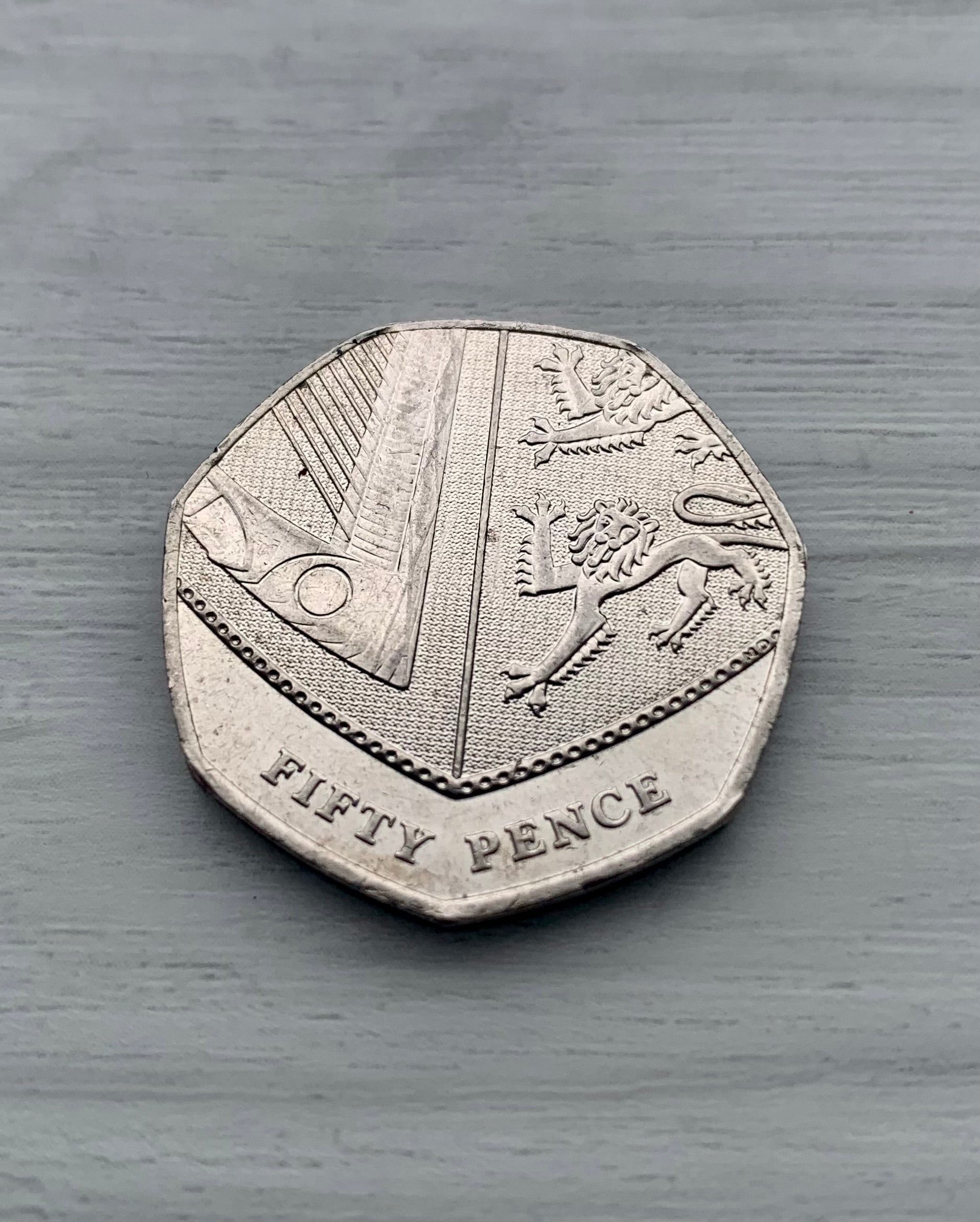 Pair of Real Double Sided 50 Pence Coin 1 Two Headed and 1 Two Tailed 50p Coin