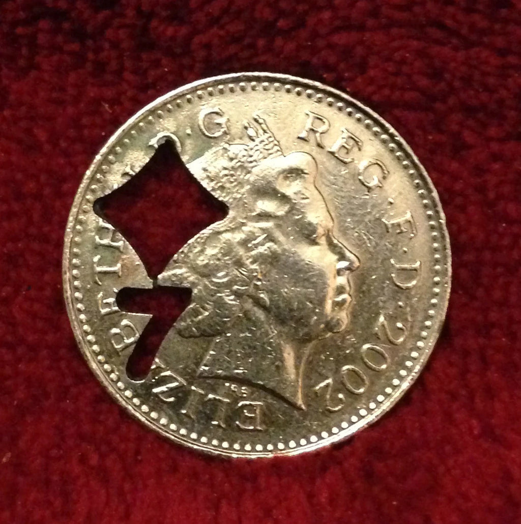 NEW CUT OUT 10p COIN MAGIC TRICK / MENTAL MAGIC