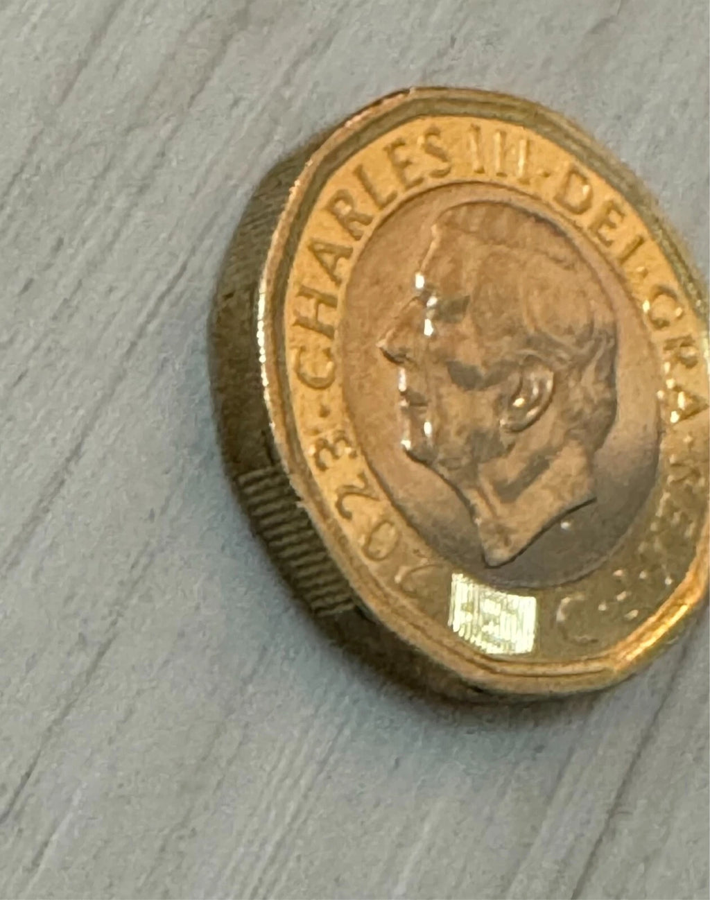 Double Sided Coin £1 King Charles Version