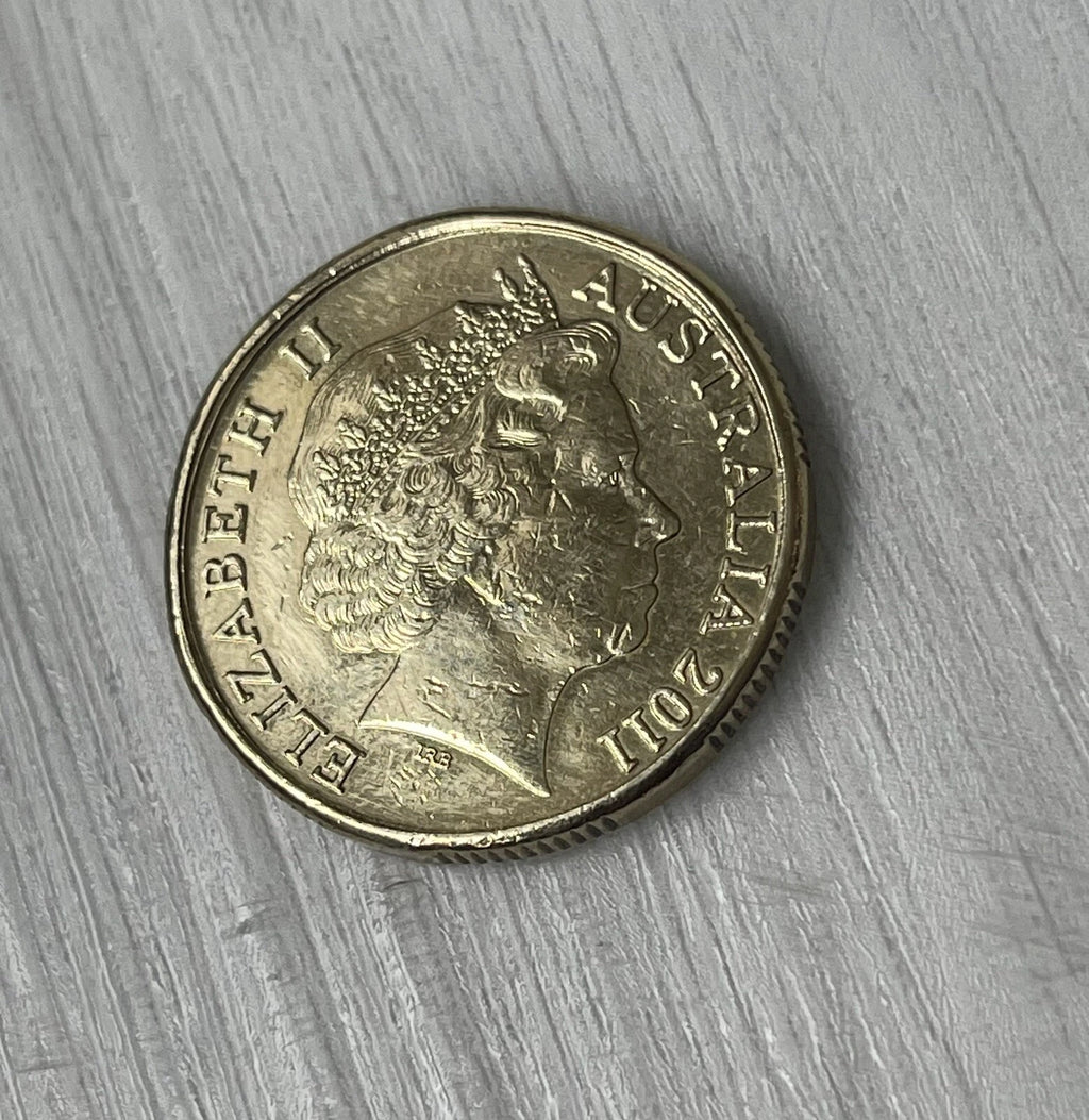 Double Sided Coin - Australian Dollar - $1 Heads on both sides - $1 Tails on both sides.