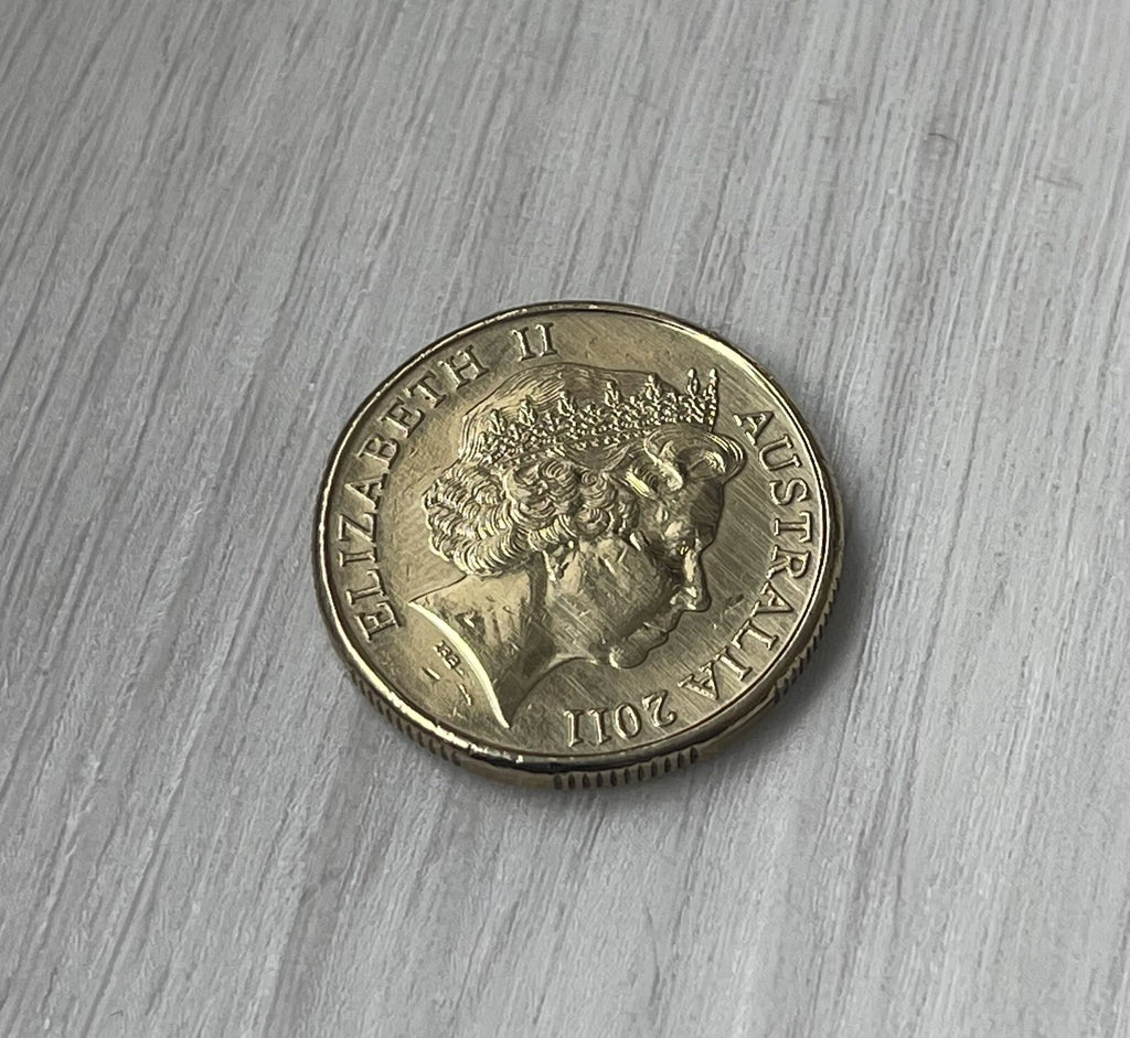 Double Sided Coin - Australian Dollar - $1 Heads on both sides - $1 Tails on both sides.
