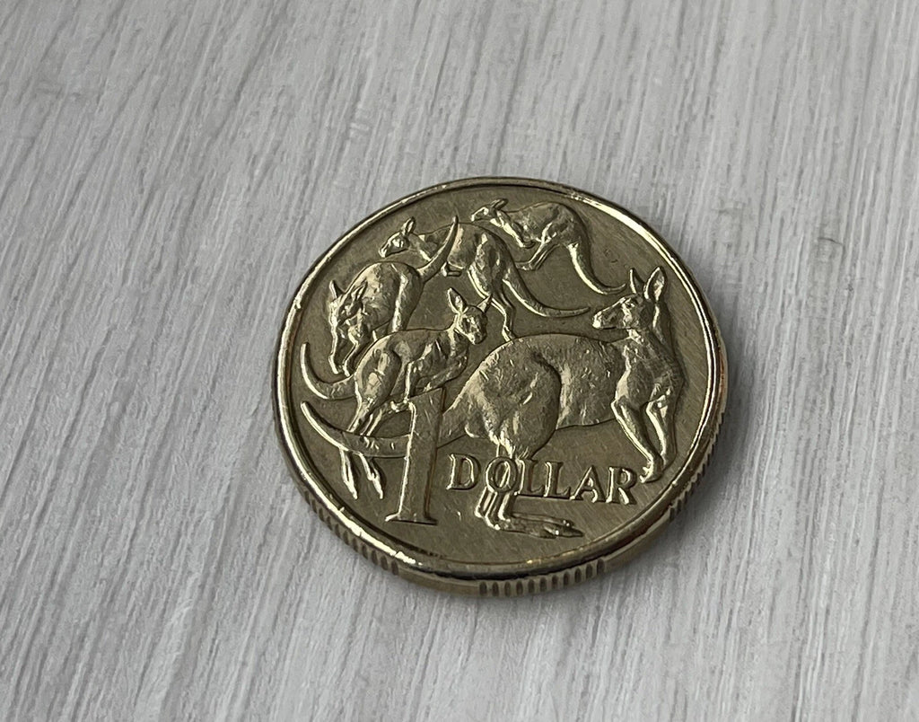 Double Sided Coin - Australian Dollar - $1 Heads on both sides - $1 Tails on both sides.
