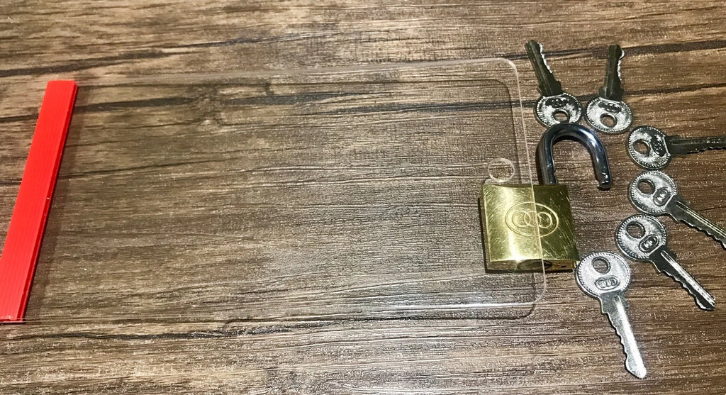 Wonder Lock - Crook Lock - Mentalism Magic Trick [with 5 keys] Close Up Magic