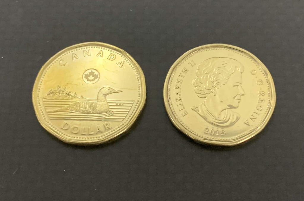 Double Sided Canadian Dollar Coin - Same Sided Loonie Heads  Tails
