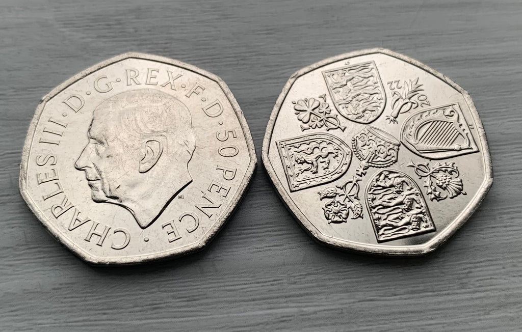 Double Sided Coin 50p / 50 Pence Coin [Double Headed / Double Tailed Coin] - Made from Real Circulated Coins