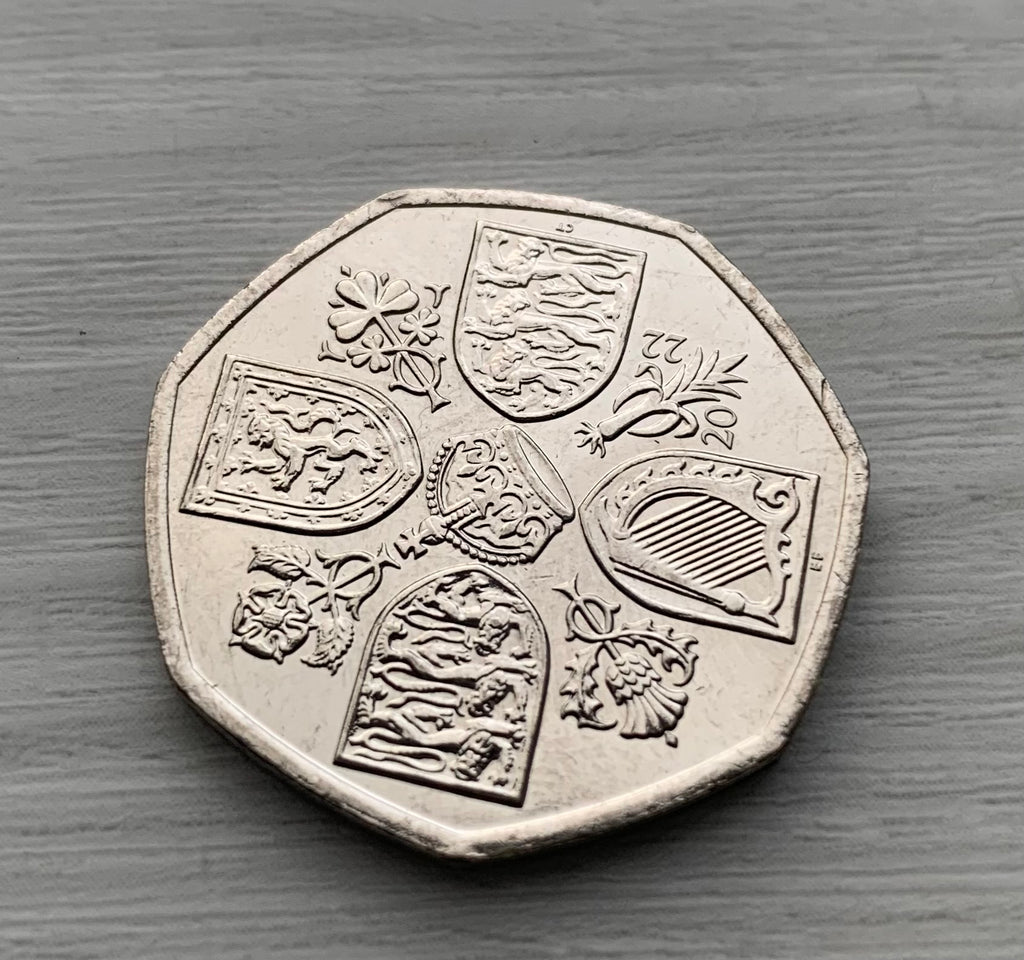 Double Sided Coin 50p / 50 Pence Coin [Double Headed / Double Tailed Coin] - Made from Real Circulated Coins