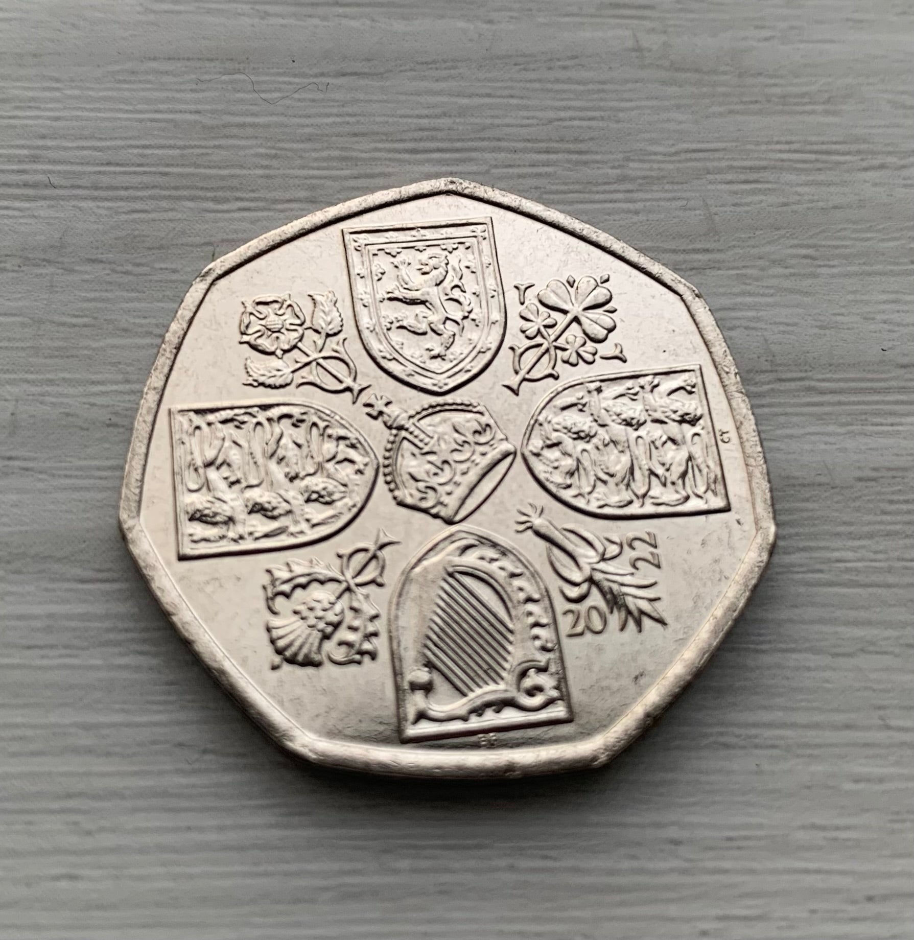 Double Sided Coin 50p / 50 Pence Coin [Double Headed / Double Tailed Coin] - Made from Real Circulated Coins