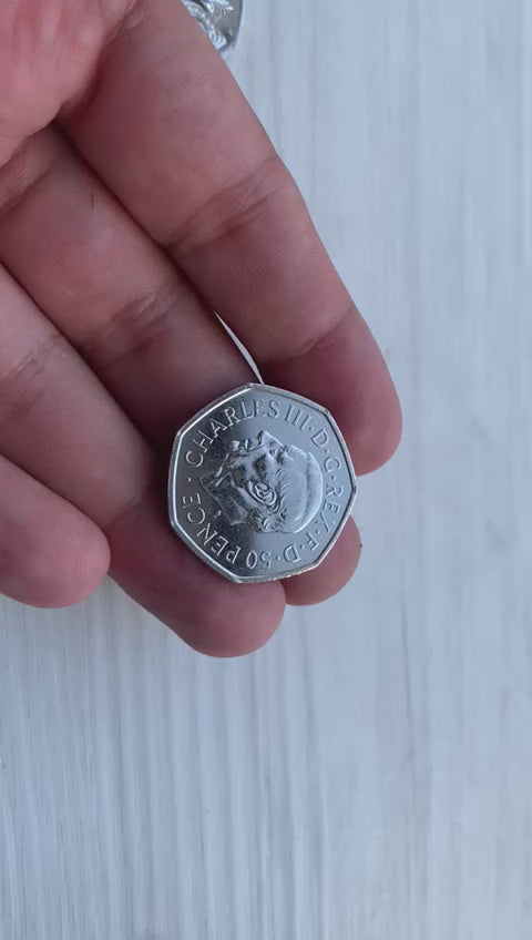 Double Sided Coin 50p / 50 Pence Coin [Double Headed / Double Tailed Coin] - Made from Real Circulated Coins