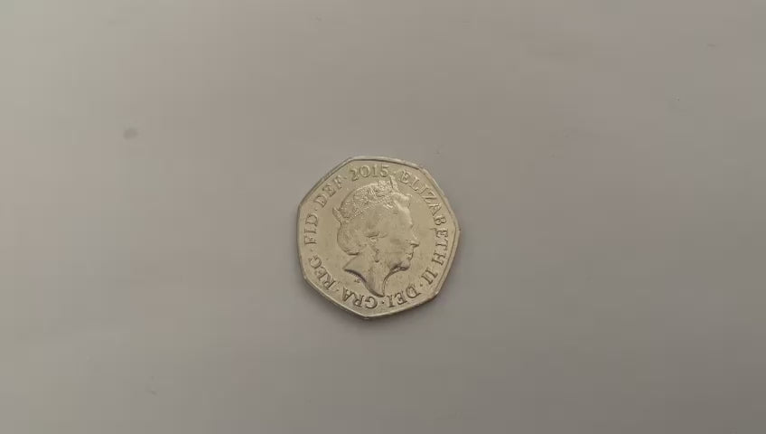 Pair of Real Double Sided 50 Pence Coin 1 Two Headed and 1 Two Tailed 50p Coin